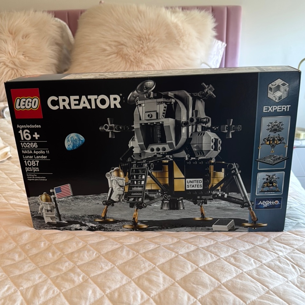 Lego Black and Gold NASA Lunar Lander Toy Set